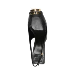 Slingbacks de piel bicolor