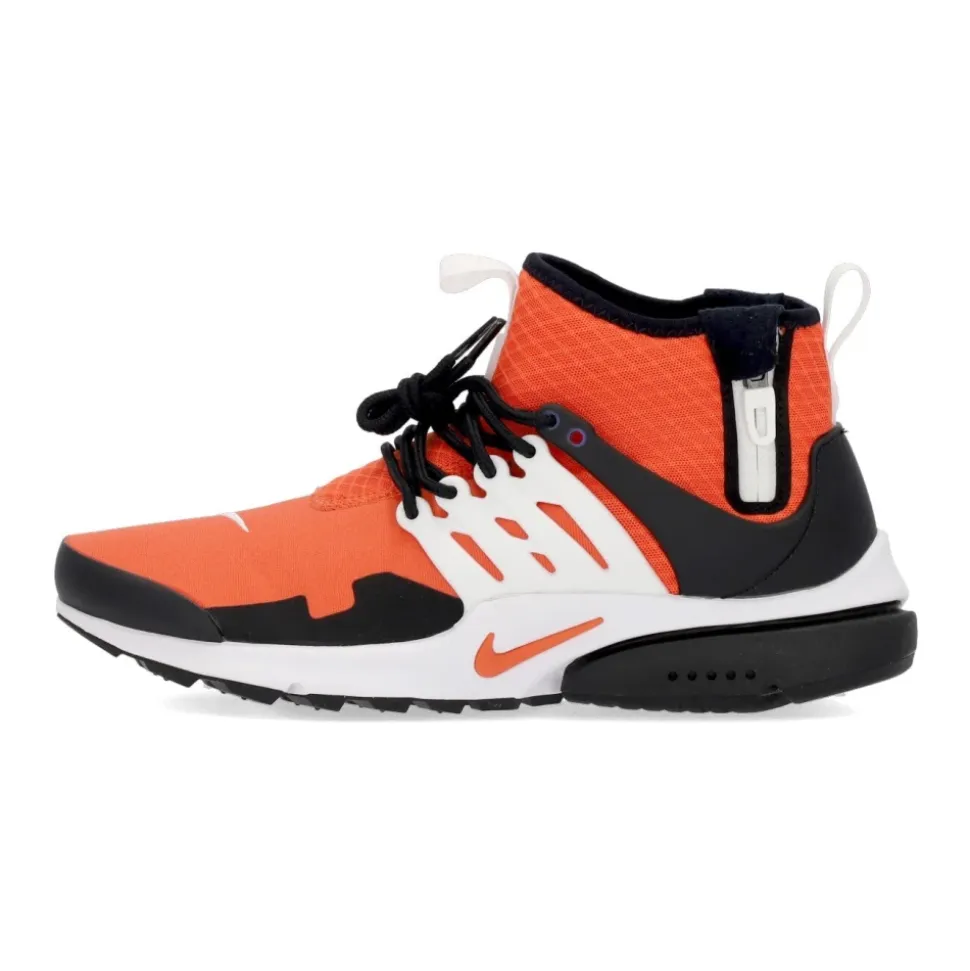 Sneaker Mid Utility Naranja