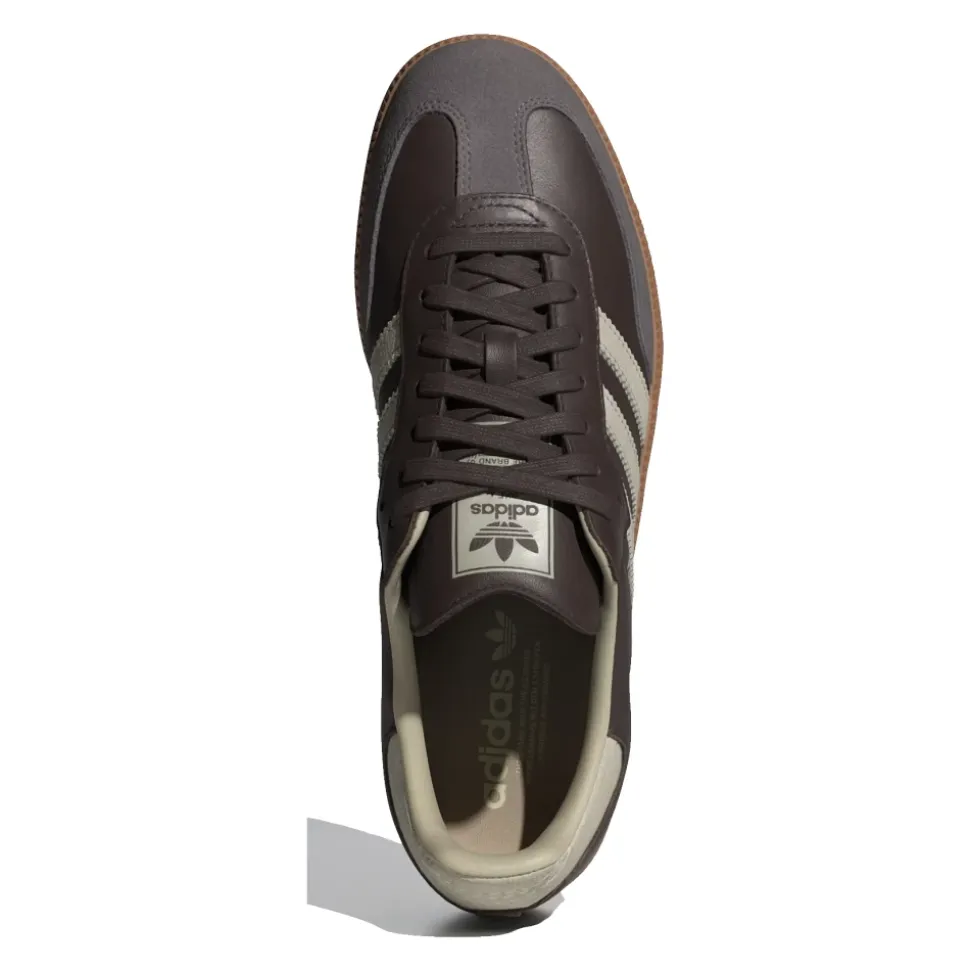 Sneakers Clásicas Samba OG Marrón Gris Oro