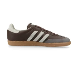 Sneakers Clásicas Samba OG Marrón Gris Oro