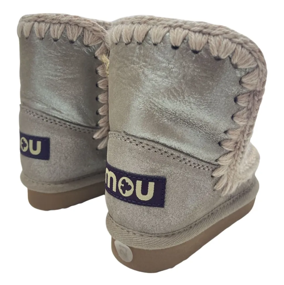 Sneakers Eskimo Lurex Gris Contemporáneo
