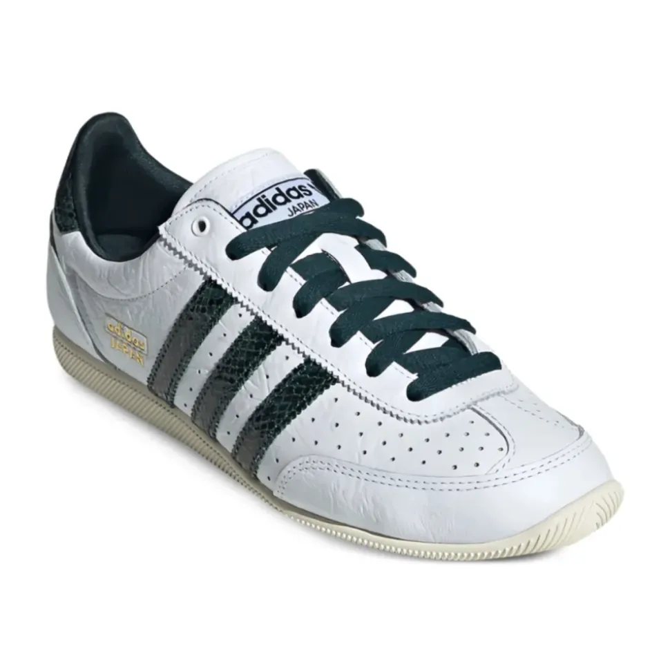Sneakers Japón Blanco Verde Oro