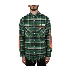 Sobrecamisa de Algodón a Cuadros