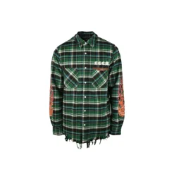 Sobrecamisa de Algodón a Cuadros
