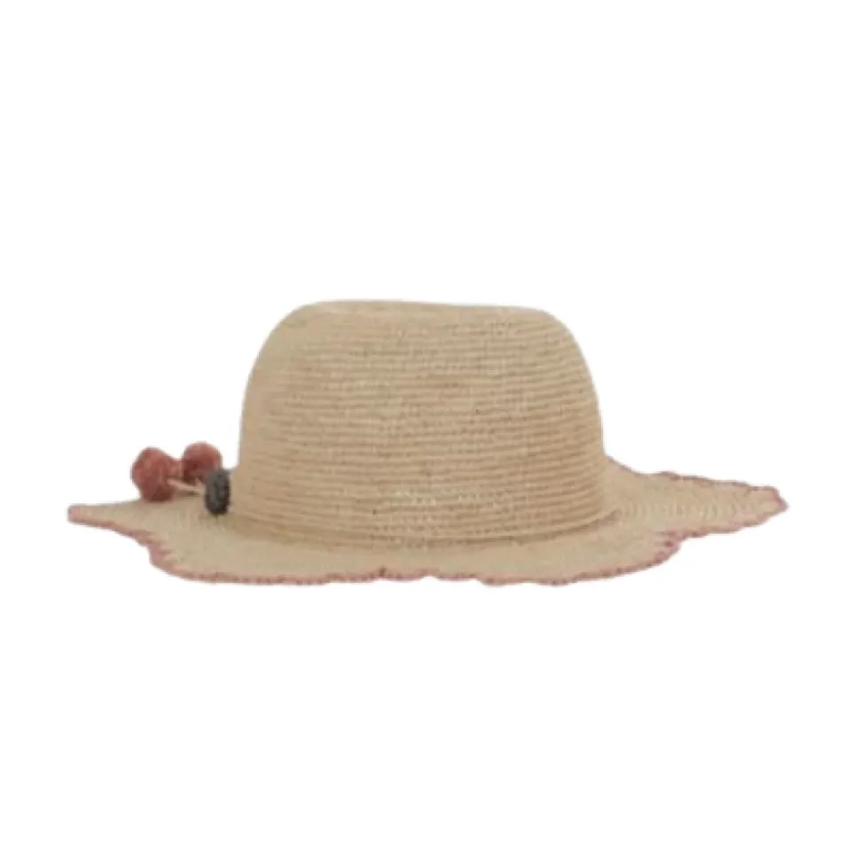 Sombrero con Adorno de Borlas