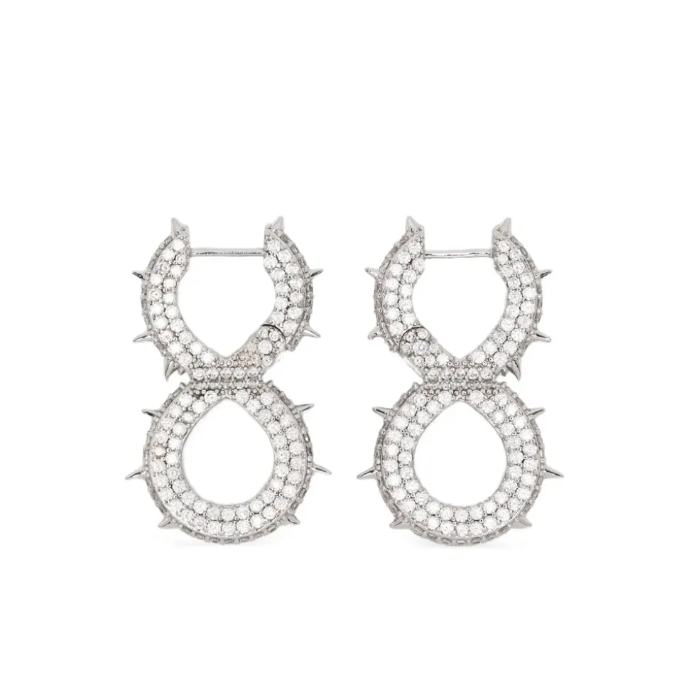 Spiked Hoop Earrings