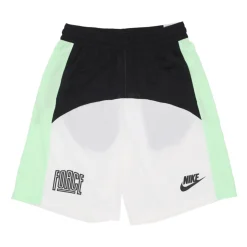 Starting5 Pantalones Cortos de Baloncesto Negro/Blanco/Verde