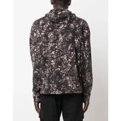 Sudadera con Capucha de Estampado Abstracto