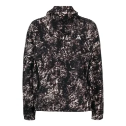 Sudadera con Capucha de Estampado Abstracto