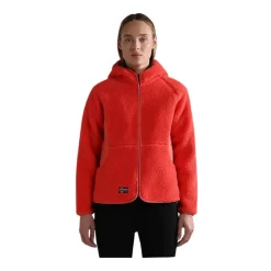 Sudadera con Capucha de Forro Polar Rosa Yupik con Cremallera
