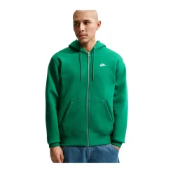 Sudadera con Capucha y Cremallera Completa Club de Felpa