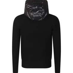 Sudadera con cremallera de lana acolchada