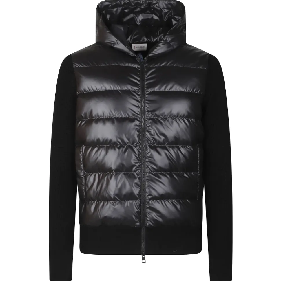 Sudadera con cremallera de lana acolchada