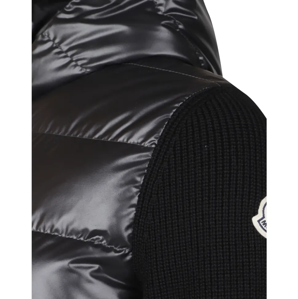 Sudadera con cremallera de lana acolchada