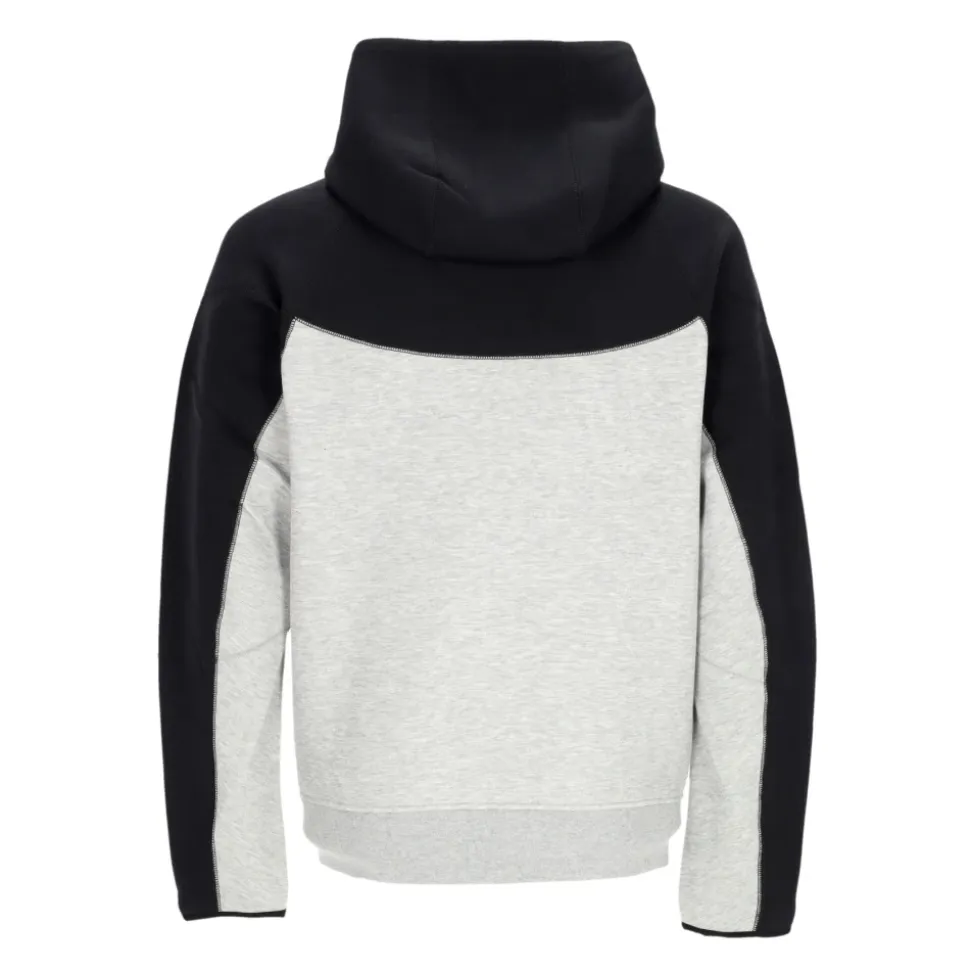 Sudadera con Cremallera Tech Fleece Gris Jaspeado