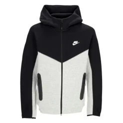 Sudadera con Cremallera Tech Fleece Gris Jaspeado