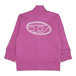 Sudadera con cremallera y estampado del logo