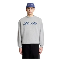 Sudadera con cuello redondo y logo Script
