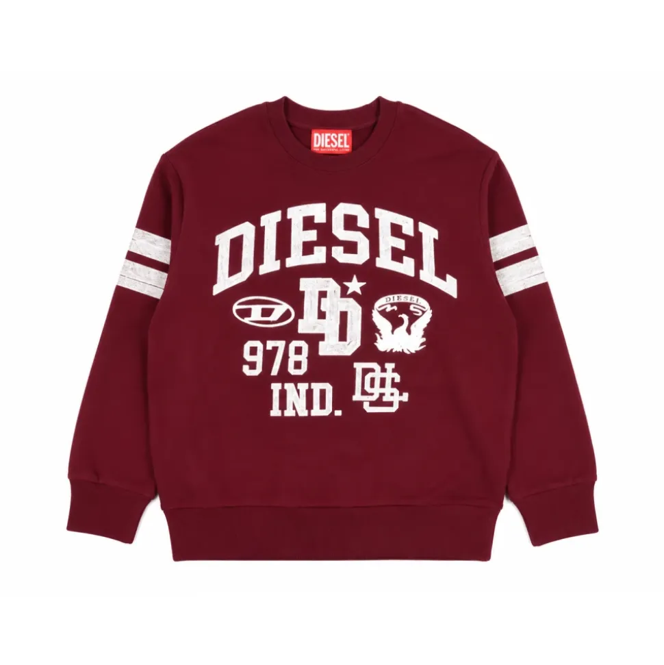Sudadera con cuello redondo y logo