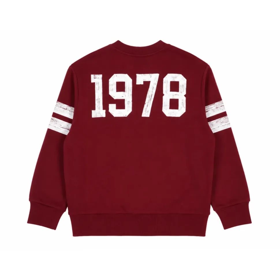 Sudadera con cuello redondo y logo