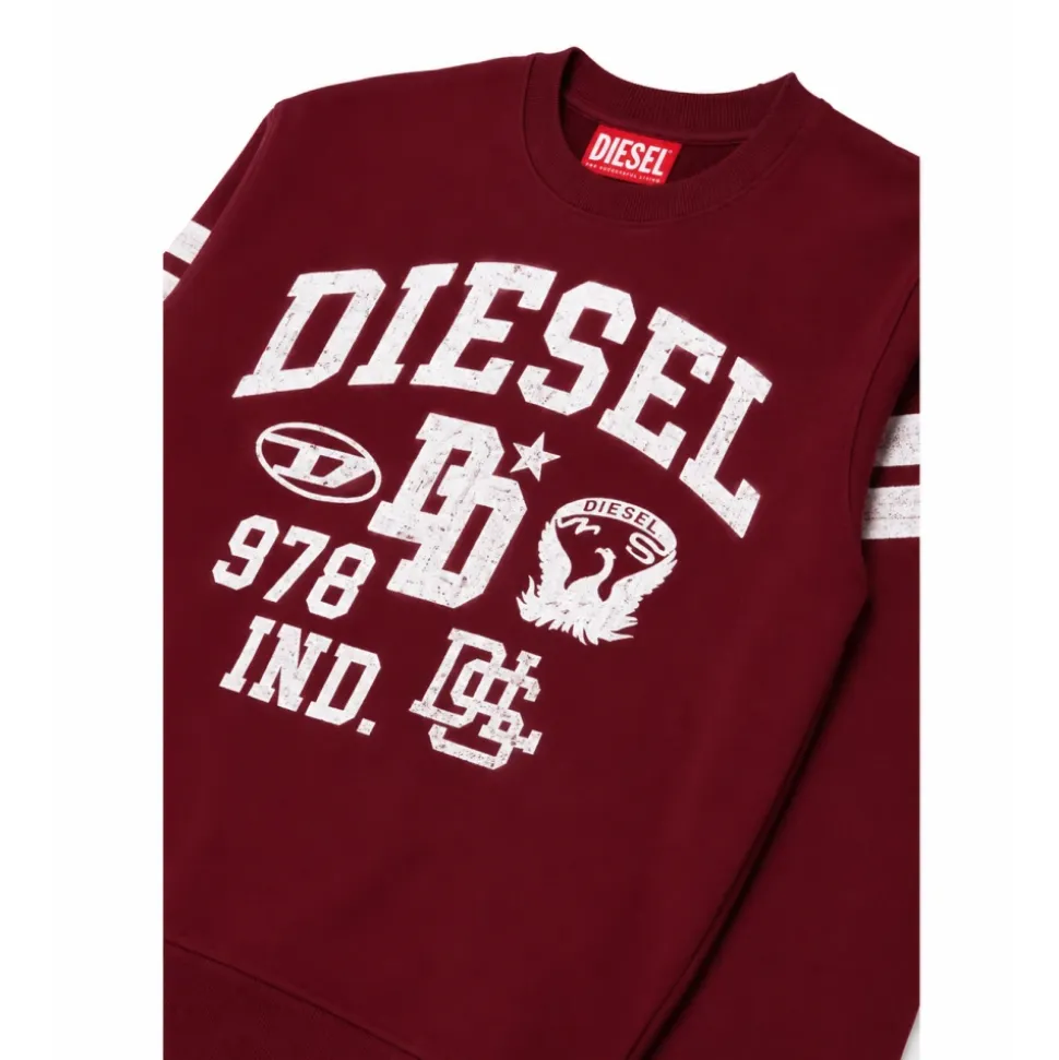 Sudadera con cuello redondo y logo