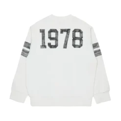 Sudadera con cuello redondo y logo
