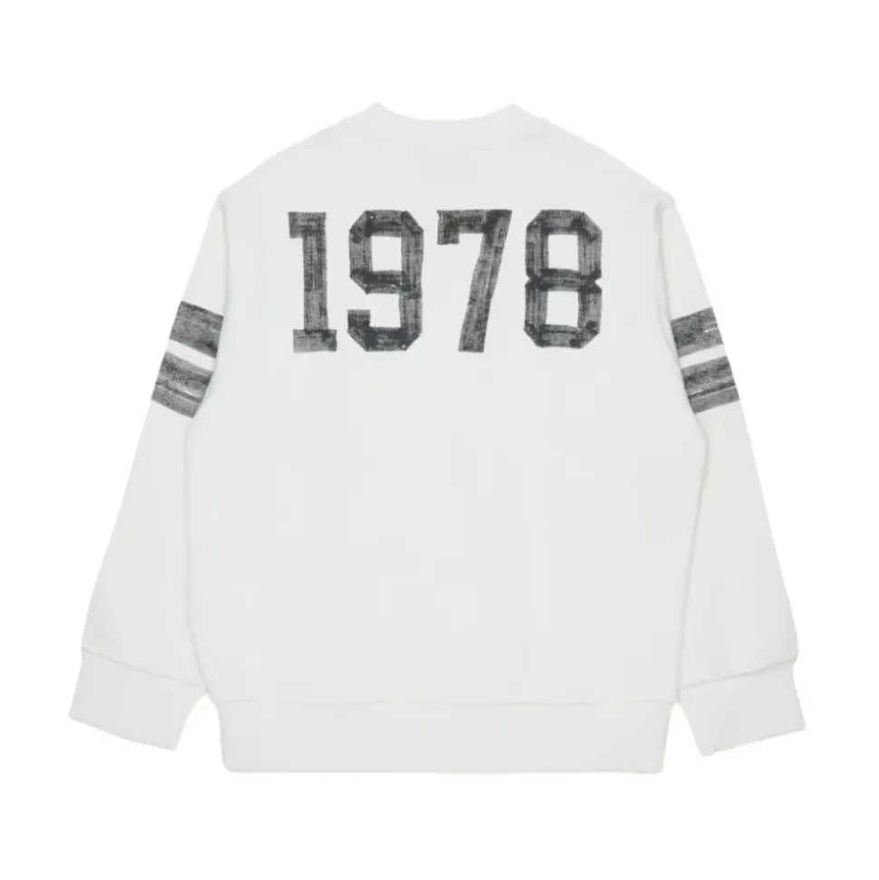 Sudadera con cuello redondo y logo