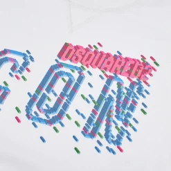 Sudadera con Cuello Redondo y Estampado Icono