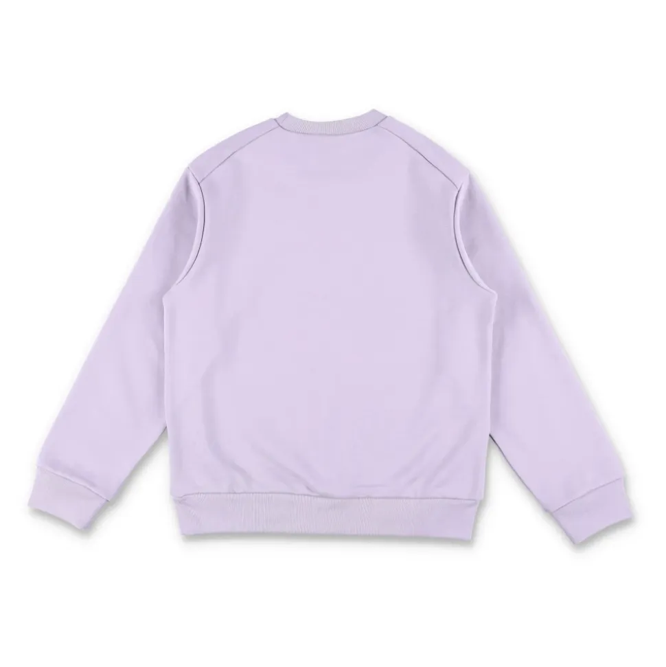 Sudadera con cuello redondo y estampado del logo