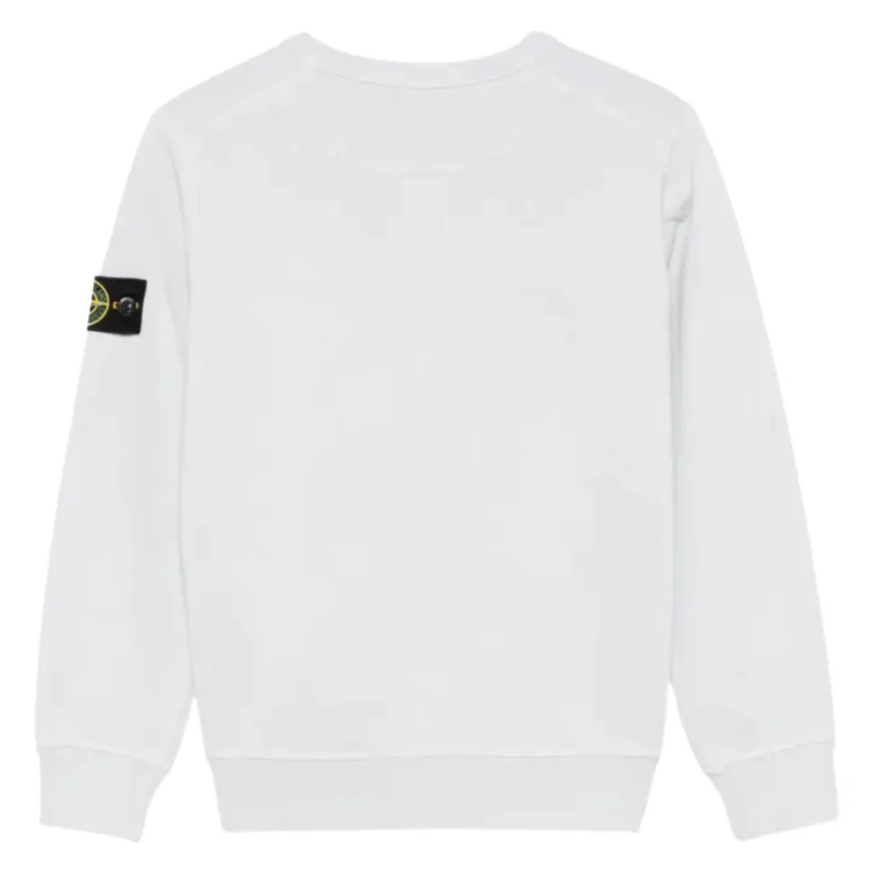 Sudadera con Cuello Redondo y Parche con Logo
