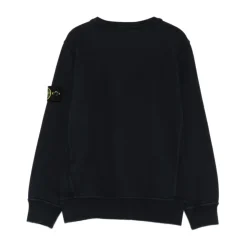 Sudadera con Cuello Redondo y Parche con Logo