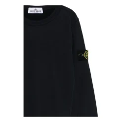 Sudadera con Cuello Redondo y Parche con Logo