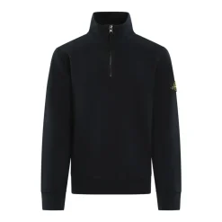 Sudadera con Media Cremallera Niños Azul