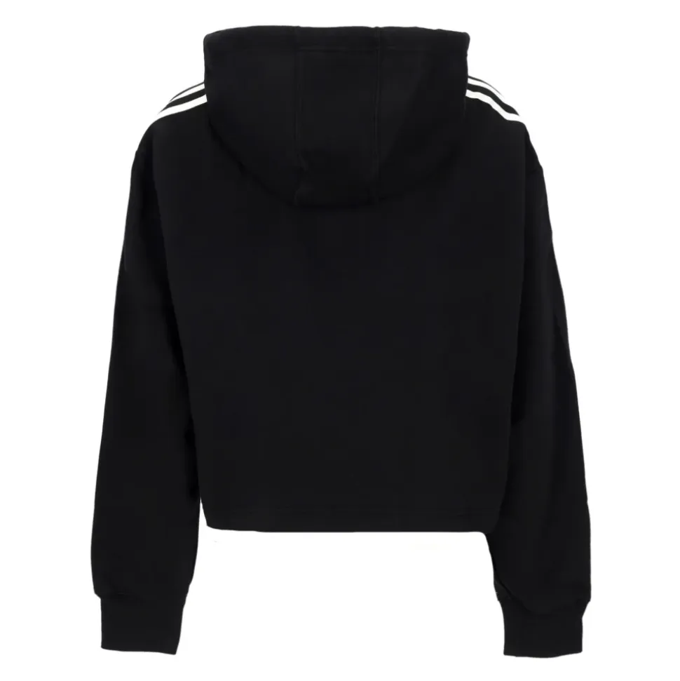 Sudadera Corta con Capucha y Interior de Felpa