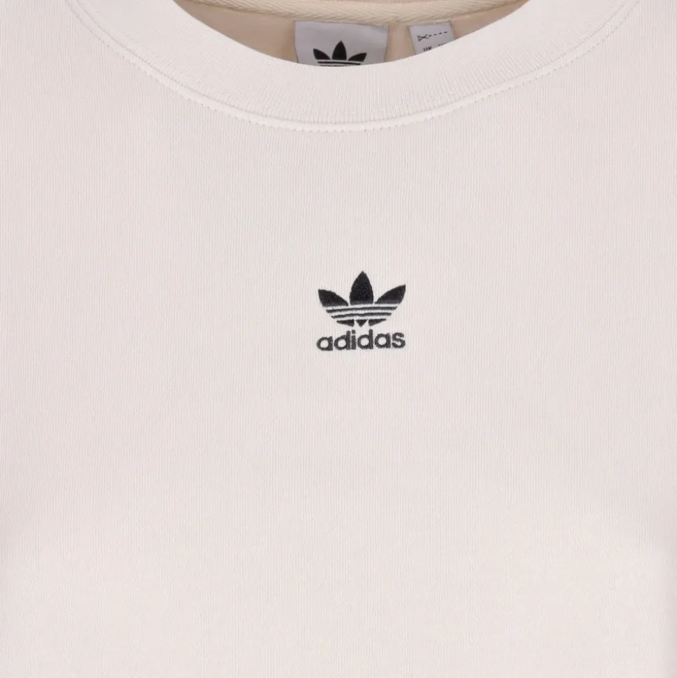 Sudadera Corta con Cuello Redondo Essentials