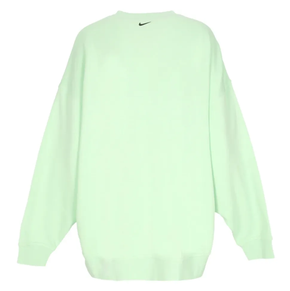 Sudadera Crewneck Verde/Negra con Logo Swoosh