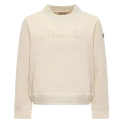 Sudadera de algodón con logo bordado