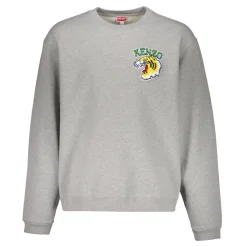 Sudadera de Cuello Redondo con Parche del Logo