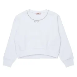 Sudadera de Felpa con Cuello Redondo