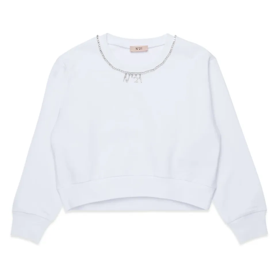 Sudadera de Felpa con Cuello Redondo