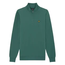 Sudadera de felpa de rizo de algodón con cremallera de 1/4