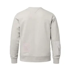 Sudadera de forro polar con teñido en prenda y ajuste fijo