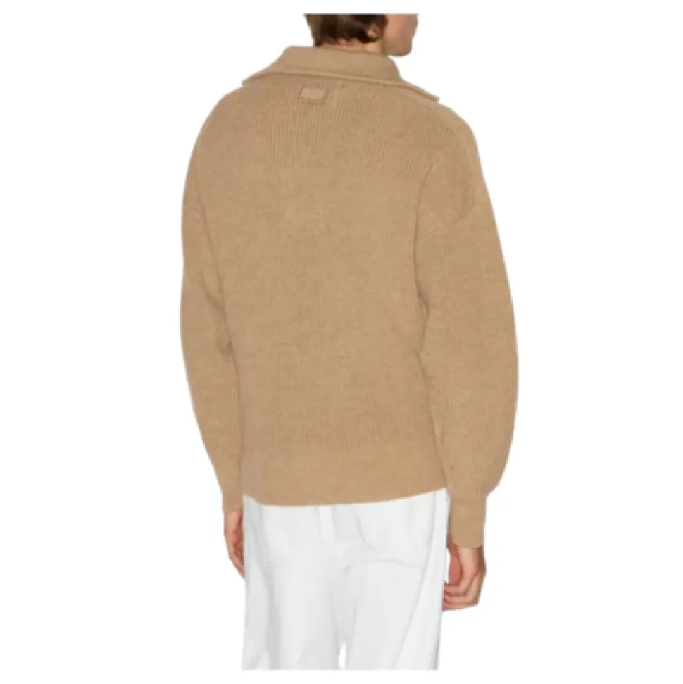 Sudadera de lana merino con cremallera