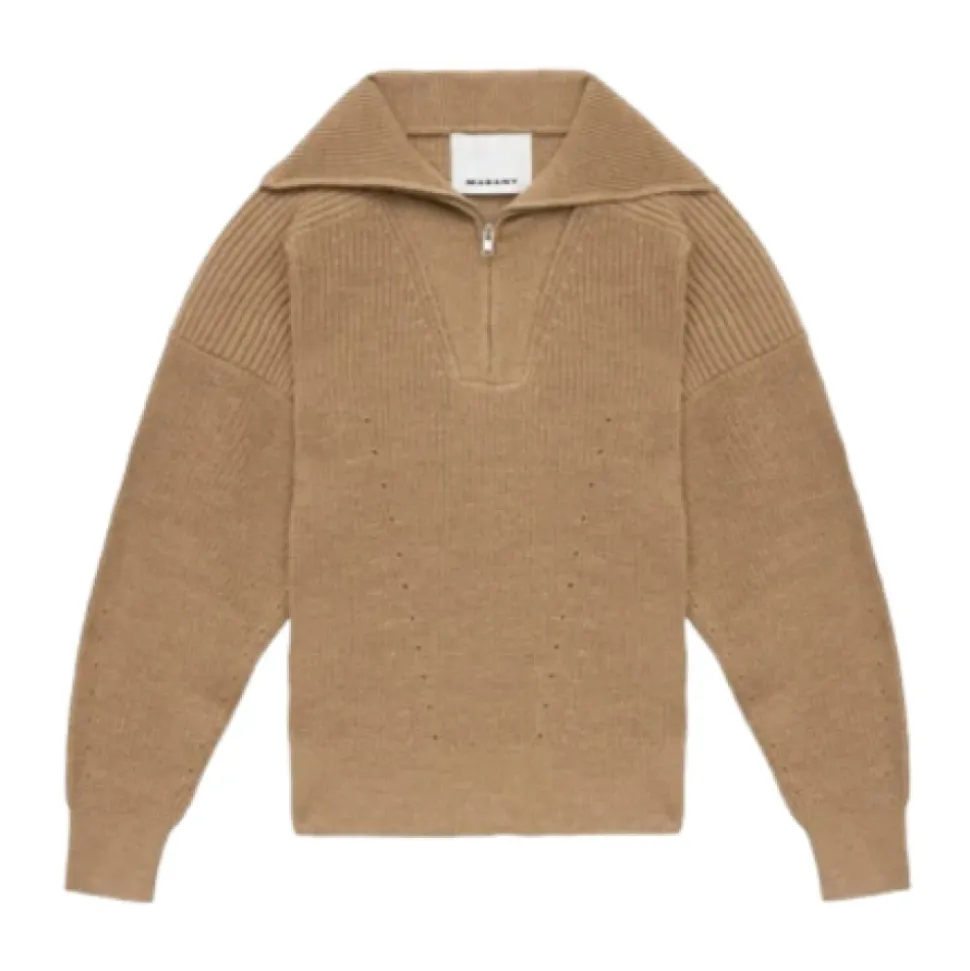 Sudadera de lana merino con cremallera