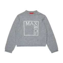 Sudadera Infantil con Logo Gris Claro