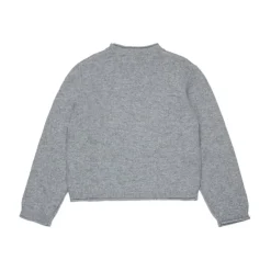 Sudadera Infantil con Logo Gris Claro