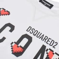 Sudadera Juvenil con Gráficos de Corazón