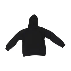 Sudadera Negra con Capucha y Logo