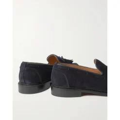 Suede Tassel Loafers