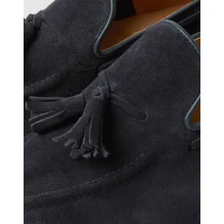 Suede Tassel Loafers